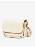 Aspinal of London Ella grained-leather cross-body bag, imported from the UK