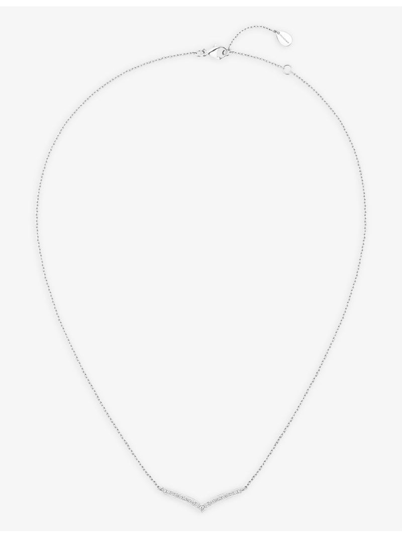 Chaumet Joséphine Aigrette 18ct white gold diamond necklace, imported from the UK