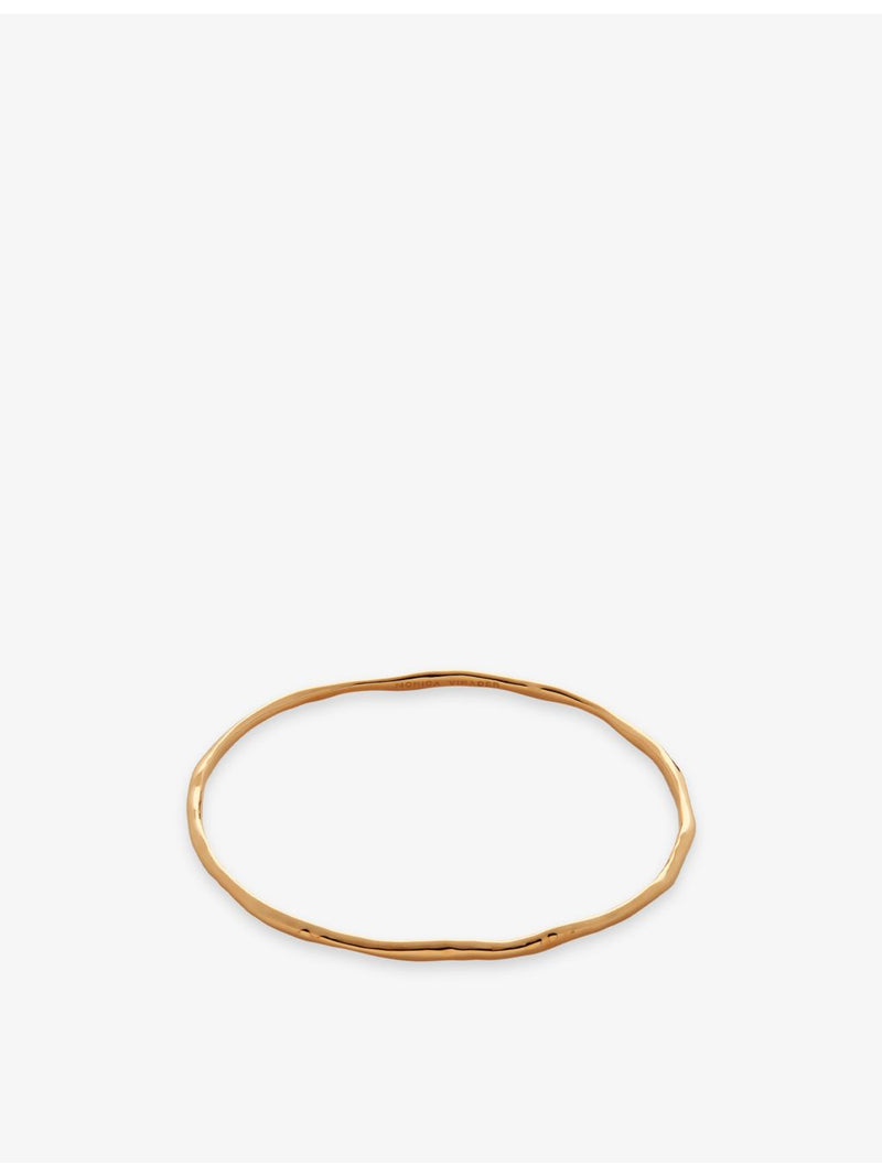 Monica Vinader 18ct yellow-gold vermeil bangle - British product