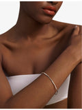Monica Vinader Siren Muse sterling silver bangle bracelet - British product