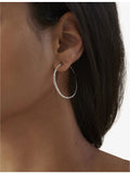 Monica Vinader Siren Muse sterling silver hoop earrings (British brand)