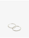 Monica Vinader Siren Muse sterling silver hoop earrings (British brand)