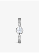 selfridges Boucheron Serpent Bohème Stainless Steel 0.6ct Diamond and Mother-of-Pearl Watch- Buy online at McGrocer