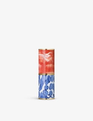 Dries van Noten Marbled Design Lipstick Case with Contrasting Prints