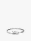 Bvlgari Serpenti Viper 18ct White-Gold Bangle Bracelet