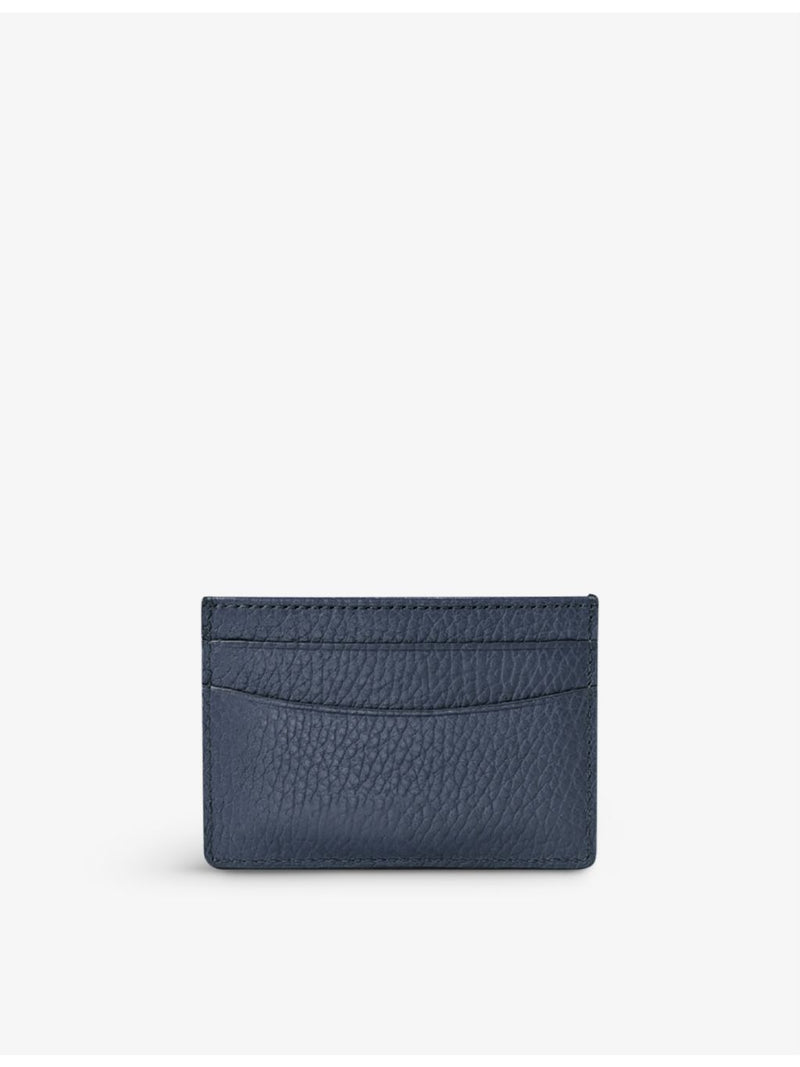 MINTAPPLE top grain leather card holder with four card slots, UK version