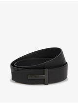 selfridges Tom Ford Reversible Brand-Plaque Leather Belt 109cm- Buy online at McGrocer
