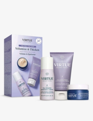 Virtue Full Discovery Kit with shampoo, conditioner, and mask, UK version
