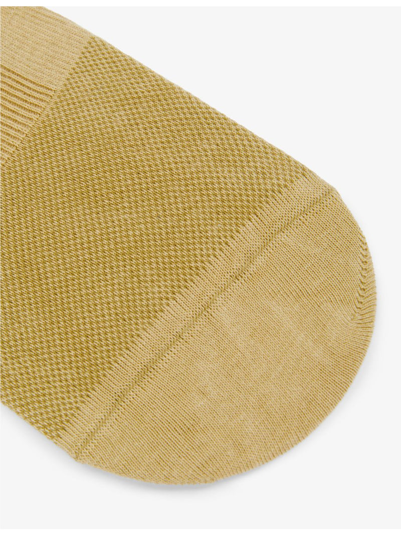 Pantherella cotton-blend invisible socks, imported from the UK