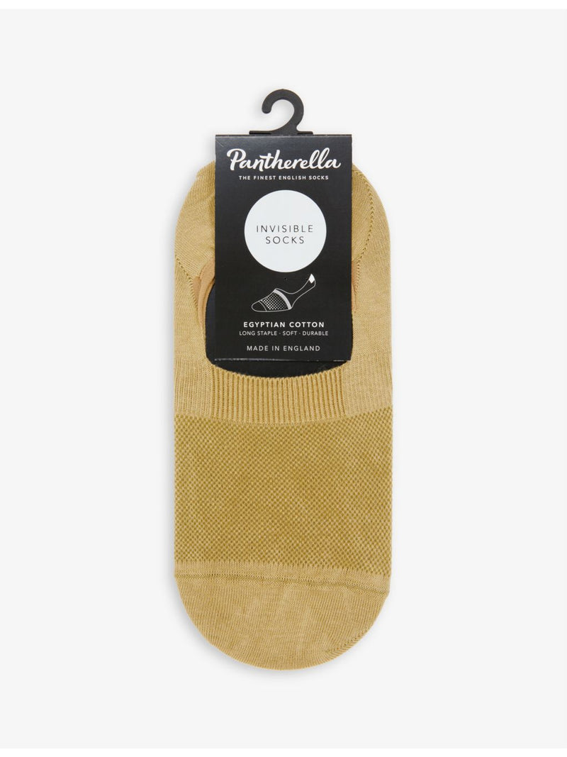 Pantherella cotton-blend invisible socks, imported from the UK
