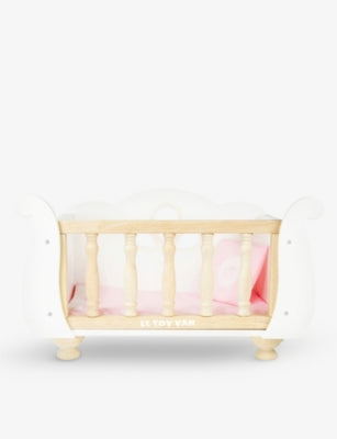 Le Toy Van Sleigh doll cot 24.3cm - British product
