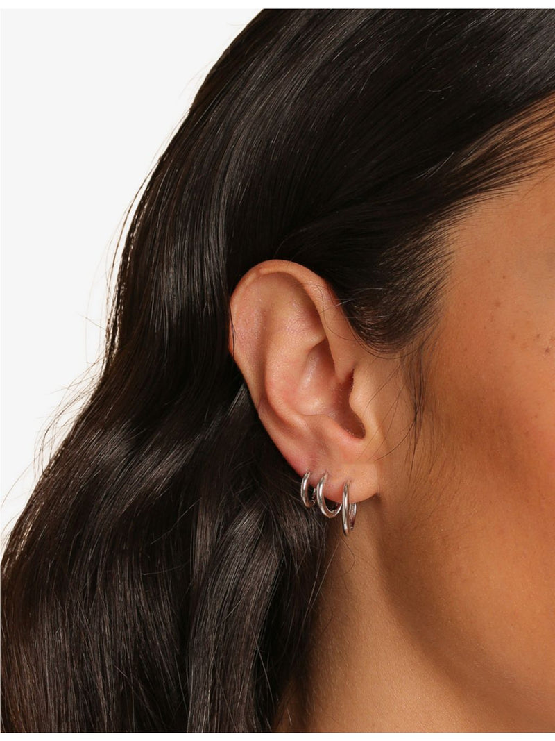 Astrid & Miyu sterling silver 925 single hoop earring - British product