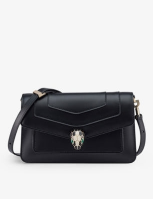 Bvlgari Serpenti Forever East-West leather shoulder bag (British brand)