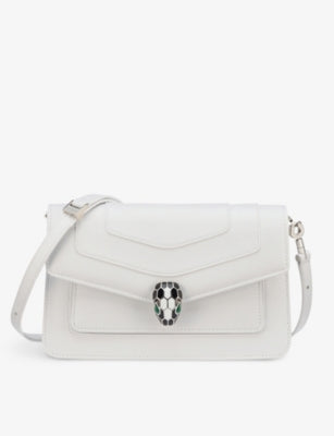 Bvlgari Serpenti Forever East-West leather shoulder bag (British brand)