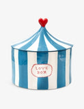 Laetitia Rouget hand-painted ceramic storage jar 23cm, UK version