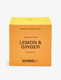 Selfridges Selection lemon and ginger tea bags pack of 20 (British brand)