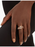 Bvlgari Serpenti Viper 18ct rose gold diamond ring 1.22ct (British brand)