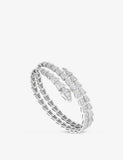 Bvlgari Serpenti Viper 18ct White-Gold and 5.89ct Brilliant-Cut Diamond Bracelet 19cm