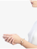 Bvlgari Serpenti 18ct rose gold diamond bangle bracelet (British brand)