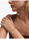 Astley Clarke white sapphire star bracelet in gold-plated silver, UK version
