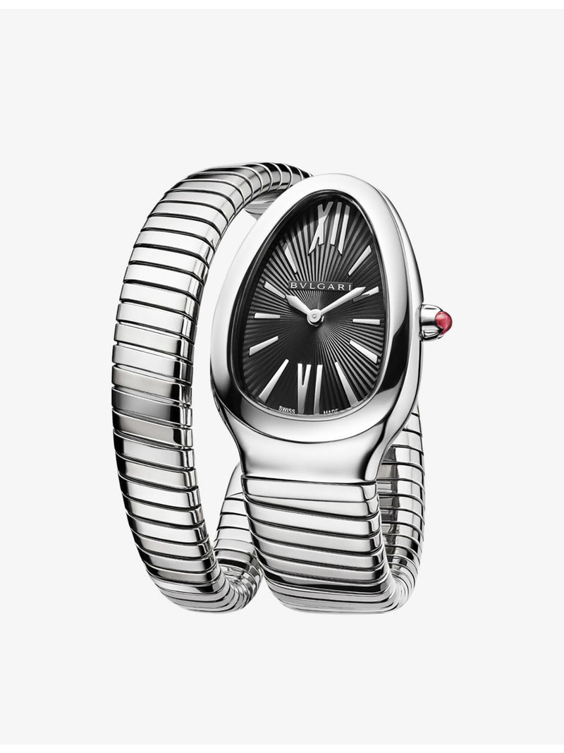 Bvlgari Serpenti Tubogas stainless steel quartz watch 35mm, UK version