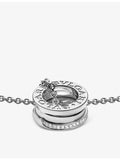 Bvlgari B.zero1 diamond pendant necklace in 18ct white gold, UK version