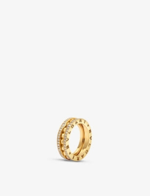 Bvlgari B.zero1 18ct Yellow Gold and 0.51ct Brilliant-Cut Diamond Ring
