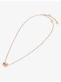 Bvlgari rose-gold pendant necklace adjustable chain 38-45cm - British product