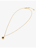 Bvlgari 18ct yellow-gold and onyx necklace, imported from the UK