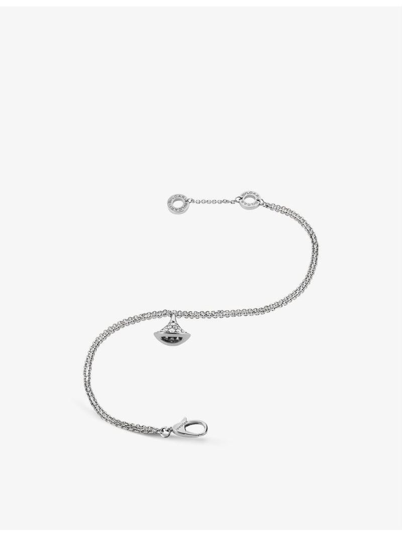 Bvlgari 18ct white gold diamond bracelet 0.26ct - British product