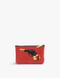 Seletti coin bag with Revolver print (British brand)