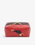 Seletti TOILERPAPER Revolver faux-leather wash bag, imported from the UK