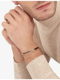 Bvlgari bangle bracelet 18ct rose gold and black ceramic (British brand)