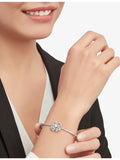 Bvlgari Fiorever 18ct white gold 0.30ct diamond bangle (British brand)
