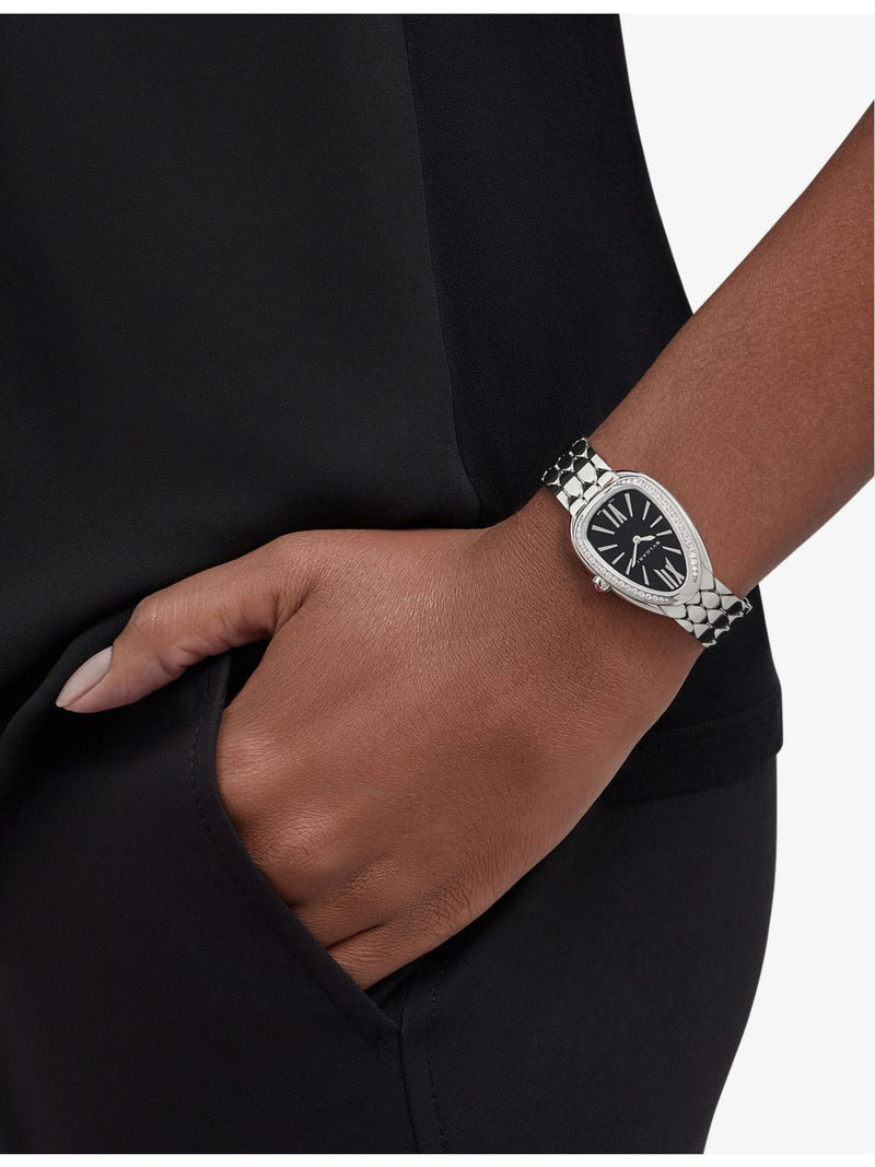 Bvlgari Serpenti Seduttori stainless steel watch 33mm (British brand)