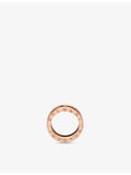 Bvlgari B.zero1 rose gold ring with 0.18ct diamond (British brand)