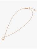 Bvlgari rose-gold and mother-of-pearl necklace, imported from the UK