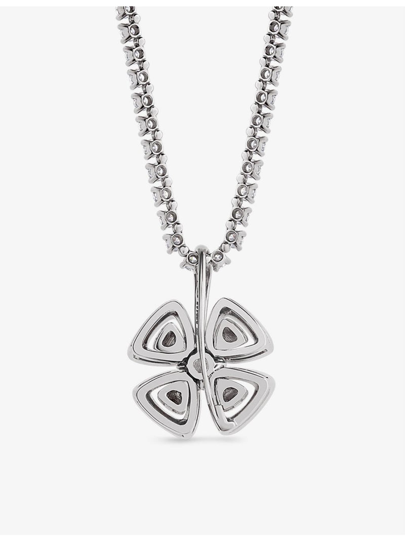 Bvlgari Fiorever diamond necklace 18ct white gold - British product