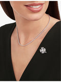 Bvlgari Fiorever diamond necklace 18ct white gold - British product