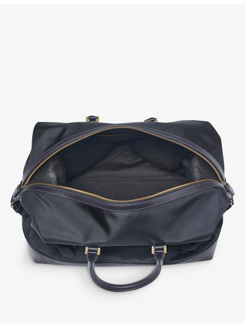 Aspinal of London logo-embellished woven duffle bag - British product
