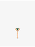 Bvlgari Divas Dream rose gold malachite diamond ring, UK version