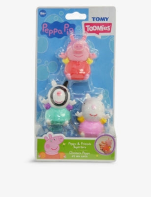 TOMY Toomies Peppa & Friends bath squirters set of three (British brand)