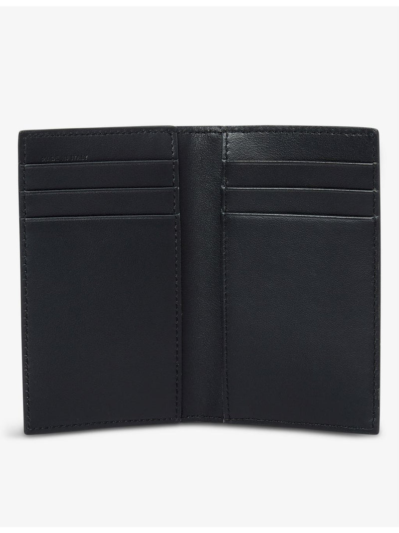 Smythson six-card folded leather card holder - British product