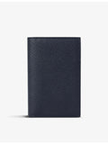 Smythson six-card folded leather card holder - British product