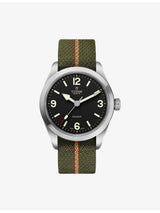 selfridges Tudor Ranger Stainless-Steel and Fabric Automatic Watch, 39mm- Buy online at McGrocer