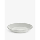 selfridges Wedgwood Gio Platinum Metallic Geometric Pattern Bone China Pasta Bowl 24cm- Buy online at McGrocer