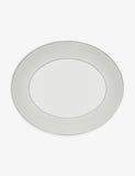 Wedgwood Gio Platinum bone china oval platter 33cm - British product