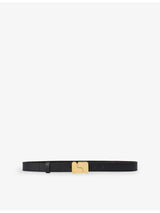 selfridges Soeur Ninon Logo-Buckle Leather Belt 89cm- Buy online at McGrocer