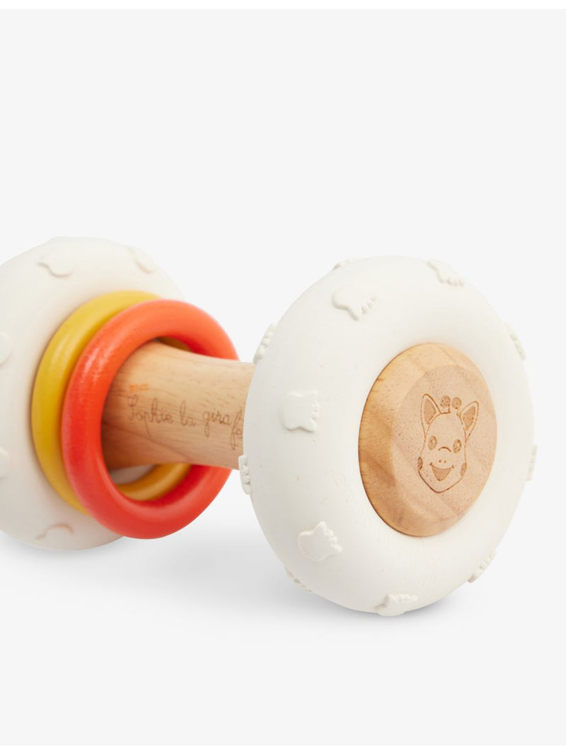 Sophie La Giraffe rubberwood rattle 12cm, UK version