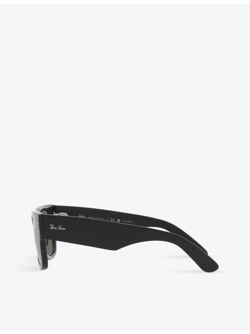 Ray-Ban Mega Wayfarer polarised acetate sunglasses (British brand)
